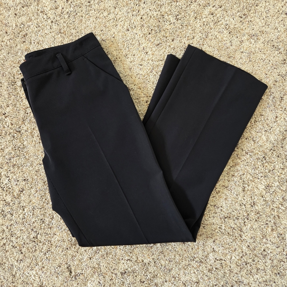 Prada Milano Navy Technical Stretch Trouser Pants - Italian Size 42 US 6 - 8